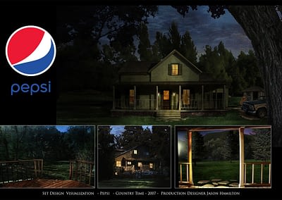 Set Design Visualization - Pepsi - Country Time - 2007